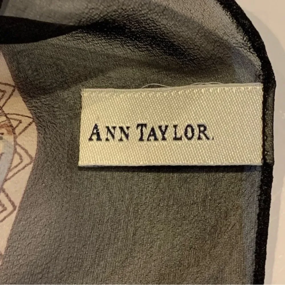 Ann Taylor Silk Printed‎ Scarf